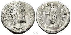 Roman Imperial Coins DIDIUS JULIANUS (193). Denarius. Rome. Obv: IMP CAES M DID IVLIAN AVG. Laureate head right. Rev: RECTOR ORBIS. Didius Julianus standing left, holding globe and volumen. RIC 3a. Co