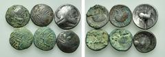 Group Lots 6 Celtic Tetradrachms. Obv: . Rev: . . Condition: See picture. Weight: g. Diameter: mm.