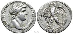 Roman Provincial Coins SELEUCIS & PIERIA. Antioch. Otho (69). Tetradrachm. Dated RY 1 (AD 69). Obv: ΑΥΤΟΚΡΑΤωΡ Μ ΟΘωΝ ΚΑΙϹΑΡ ϹЄΒΑϹΤΟϹ. Laureate head right. Rev: ЄΤΟΥϹ A. Eagle standing left on branch,