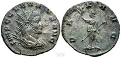 Roman Imperial Coins CLAUDIUS II GOTHICUS (268-270). Antoninianus. Rome. Obv: IMP C CLAVDIVS AVG. Radiate, draped and cuirassed bust right. Rev: PAX AVG. Pax standing left, holding branch and sceptre.