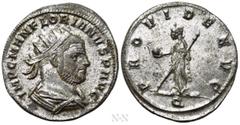 Roman Imperial Coins FLORIANUS (276). Antoninianus. Siscia. Obv: IMP C M AN FLORIANVS P AVG. Radiate, draped and cuirassed bust right. Rev: PROVIDE AVG / Q. Providentia standing left, holding globe an