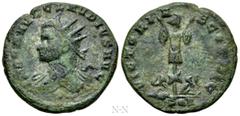 Roman Imperial Coins CLAUDIUS II GOTHICUS (268-270). Antoninianus. Cyzicus. Obv: IMP C M AVR CLAVDIVS AVG. Radiate bust left, with slight drapery; two pellets below. Rev: VICTORIAE GOTHIC / S P Q R. T
