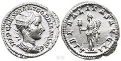 Roman Imperial Coins GORDIAN III (238-244). Antoninianus. Rome. Obv: IMP CAES M ANT GORDIANVS AVG. Radiate, draped and cuirassed bust right. Rev: LIBERALITAS AVG II. Liberalitas standing left, holding