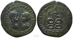 Roman Provincial Coins MOESIA INFERIOR. Marcianopolis. Severus Alexander, with Julia Maesa (222-235). Ae Pentassarion. Tiberius Julius Festus, legatus consularis. Obv: ΑΥΤ Κ Μ ΑΥΡ ϹΕΥΗ ΑΛΕΖΑΝΔΡΟϹ ΙΟΥΛ
