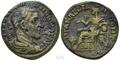 Roman Provincial Coins BITHYNIA. Heraclea Pontica. Maximinus Thrax (235-238). Ae. Obv: Γ ΙΟΥ ΟΥΗ ΜΑΞΙΜΕΙΝΟϹ ΑΥΓ. Laureate, draped and cuirassed bust right. Rev: ΗΡΑΚΛΕΩΤΑΝ ΠΟΝΤΩ. Cybele seated left, h