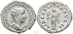 Roman Imperial Coins GORDIAN III (238-244). Antoninianus. Rome. Obv: IMP CAES M ANT GORDIANVS AVG. Radiate, draped and cuirassed bust right. Rev: LIBERALITAS AVG II. Liberalitas standing left, holding