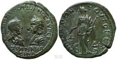 Roman Provincial Coins MOESIA INFERIOR. Tomis. Gordian III, with Tranquillina (238-244). Ae Tetrakaihemiassarion. Obv: AVT K M ΑΝΤ ΓOPΔIANOC AVΓ CЄ / TPANKVΛΛЄINA. Draped busts of Gordian, laureate an