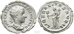 Roman Imperial Coins GORDIAN III (238-244). Antoninianus. Rome. Obv: IMP CAES M ANT GORDIANVS AVG. Radiate, draped and cuirassed bust right. Rev: LIBERALITAS AVG II. Liberalitas standing left, holding