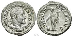 Roman Imperial Coins MAXIMINUS THRAX (235-238). Denarius. Rome. Obv: IMP MAXIMINVS PIVS AVG. Laureate, draped and cuirassed bust right. Rev: PROVIDENTIA AVG. Providentia standing left, holding cornuco