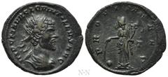 Roman Imperial Coins QUINTILLUS (270). Antoninianus. Siscia. Obv: IMP C M AVR CL QVINTILLVS AVG. Radiate, draped and cuirassed bust right. Rev: PROVIDEN AVG / T. Providentia standing left, holding cor