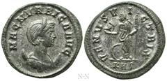 Roman Imperial Coins MAGNIA URBICA (Augusta, 283-285). Antoninianus. Rome. Obv: MAGN VRBICA AVG. Draped bust right, wearing stephane and set upon crescent. Rev: VENVS VICTRIX / KAς. Venus standing lef