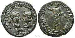 Roman Provincial Coins THRACE. Anchialus. Gordian III, with Tranquillina (238-244). Ae. Obv: ΑVΤ Κ Μ ΑΝΤ ΓΟΡΔΙΑΝΟϹ ΑVΓ ϹЄΒ ΤΡΑΝΚVΛΛΙΝΑ. Draped busts of Gordian, laureate, draped and cuirassed, and Tra