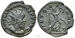 Roman Imperial Coins LAELIANUS (Usurper, 269). Antoninianus. Colonia Agrippinensis. Obv: IMP C LAELIANVS P F AVG. Radiate and cuirassed bust right. Rev: VICTORIA AVG. Victory advancing right, holding 