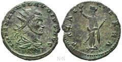 Roman Imperial Coins CLAUDIUS II GOTHICUS (268-270). Antoninianus. Cyzicus. Obv: IMP C M AVR CLAVDIVS AVG. Radiate, draped and cuirassed bust right. Rev: PAX AETERNA / SPQR. Pax standing left, holding
