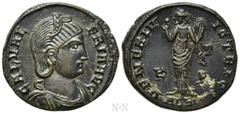 Roman Imperial Coins GALERIA VALERIA (Augusta, 293-311). Follis. Alexandria. Obv: GAL VALERIA AVG. Draped bust right, wearing stephane. Rev: VENERI VICTRICI / K - Γ / P / ALE. Venus standing left, hol