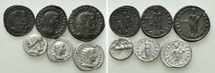 Group Lots 6 Roman Coins: Maximinus Thrax; Licinius etc. Obv: . Rev: . . Condition: See picture. Weight: g. Diameter: mm.
