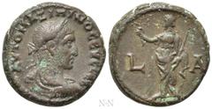 Roman Provincial Coins EGYPT. Alexandria. Maximinus Thrax (235-238). BI Tetradrachm. Dated RY 1 (AD 235). Obv: ΑΥΤΟ ΜΑΞΙΜΙΝΟϹ ЄΥϹ ϹЄΒ. Laureate, draped and cuirassed bust right. Rev: L Α (date). Eiren