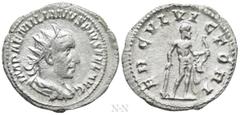 Roman Imperial Coins AEMILIAN (253). Antoninianus. Rome. Obv: IMP AEMILIANVS PIVS FEL AVG. Radiate, draped and cuirassed bust right. Rev: HERCVL VICTORI. Hercules standing right, holding bow, club and