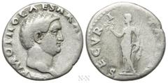 Roman Imperial Coins OTHO (69). Denarius. Rome. Obv: IMP M OTHO CAESAR AVG TR P. Bare head right. Rev: SECVRITAS PR. Securitas standing left, holding wreath and sceptre. RIC² 8. Condition: Good fine. 