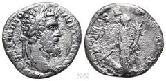 Roman Imperial Coins DIDIUS JULIANUS (193). Denarius. Rome. Obv: IMP CAES M DID IVLIAN AVG. Laureate head right. Rev: P M TR P COS. Fortuna standing left, holding rudder on globe and cornucopia. RIC 2