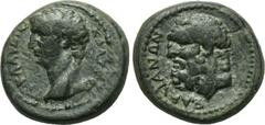 LYDIA. Sardes. Claudius (41-54). Ae. Obv: TI KΛΑΥΔΙΟΣ ΚΑΙΣΑΡ. Bare head left. Rev: ΣΑΡΔΙΑΝΩΝ. Bearded head of Herakles left. RPC 2996. Condition: Very fine. Weight: 3.4 g. Diameter: 16 mm.