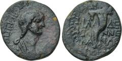 LYDIA. Philadelphia. Agrippina minor (Augusta, 50-59). Ae. Ti. Neikanor, magistrate. Obv: ΑΓΡΙΠΠΙΝΑ ΣΕΒΑΣΤΗ. Draped bust right. Rev: ΦΙΛΑΔΕΛΦΕΩΝ ΝΕΙΚΑNΩΡ. Cornucopia. RPC 3042. Condition: Very fine. W