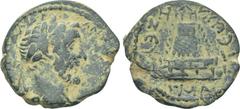 SYRIA. Antioch. Philip I the Arab (244-249). Tetradrachm. Obv: ΑΥΤΟ ΚΑΙ ΤΙΤ ΑΙΛ ΑΔΡΙ ΑΝΤΩΝΙΝΟΣ ΣΕΒ ΕΥ. Laureate head right. Rev: ZEYΓΜΑΤΕWΝ / H. Tetrastyle temple; in front, colonnaded peribolos conta