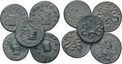 5 cistophoric tetradrachms. Obv: . Rev: . . Condition: See picture. Weight: g. Diameter: mm.