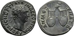 LYCIA. Trajan (98-117). Drachm. Obv: AYT KAIC NEP TPAIANOC CEB ΓEPM. Laureate head right. Rev: ΔHM EΞ YΠAT B. Two lyres, owl above. SNG von Aulock 4268. Condition: Good very fine. Weight: 2.95 g. Diam