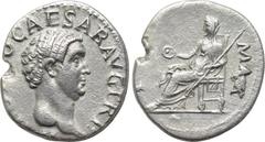 OTHO (69). Denarius. Rome. Obv: IMP OTHO CAESAR AVG TR P. Bare head right. Rev: PONT MAX. Vesta seated left, holding patera and sceptre. RIC 24. Condition: Very fine. Weight: 3.0 g. Diameter: 17 mm.