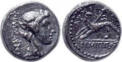 LYDIA. Philadelphia. Ae (1st century BC). Hermippos, magistrate. Obv: ΦΙΛΑΔΕΛΦΕΩΝ. Head of Dionysos right, wearing ivy wreath. Rev: EPMIΠΠOΣ. Panther standing left, head right, with filleted thyrsos o