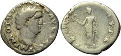 OTHO (69). Denarius. Rome. Obv: IMP M OTHO CAESAR AVG TR P. Bare head right. Rev: SECVRITAS PR. Securitas standing left, holding wreath and sceptre. RIC² 8. Condition: Good fine. Weight: 3.27 g. Diame