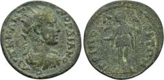LYDIA. Tripolis. Gordian III (238-244). Ae. Obv: AVT K M ANT ΓOPΔIANOC. Radiate, draped and cuirassed bust right. Rev: TPIΠOΛЄITΩN. Demeter standing left, holding grain ears, poppy and torch. RPC VII 