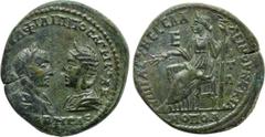 Roman Provincial Coins MOESIA INFERIOR. Marcianopolis. Philip I the Arab with Otacilia Severa (244-249). Ae Pentassarion. Prastina Messallinus, legatus consularis. Obv: AVT M IOVΛ ΦIΛIΠΠOC AVΓ M ωTAK 