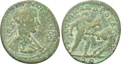 Roman Provincial Coins IONIA. Ephesus. Gordian III (238-244). Ae. Obv: AVT K M ANTΩ ΓOPΔIANOC. Laureate, draped and cuirassed bust right. Rev: ЄΦЄCIΩN ANΔPOKΛOC. Androklos standing right, spearing for
