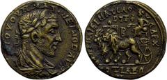 Roman Provincial Coins PHRYGIA. Cotiaeum. Maximinus Thrax (235-238). Ae. P. Ail. Hermaphilos, first archon for the second time. Obv: Γ ΙΟV ΟVΗ ΜΑSΙΜΕΙΝΟϹ ΑVΓ. Laureate, draped and cuirassed bust right