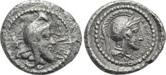 Greek Coins DYNASTS OF LYCIA. Ddenewele (Circa 410/00 BC). Hemidrachm. Uncertain mint, possibly Xanthos or Tlos. Obv: Head of dynast right, wearing kyrbasia; symbol to left and right. Rev: Helmeted he