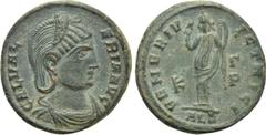 Roman Imperial Coins GALERIA VALERIA (Augusta, circa 293-311). Follis. Alexandria. Obv: GAL VALERIA AVG. Draped bust right, wearing stephane. Rev: VENERI VICTRICI / Γ / K - P / ALE. Venus standing lef