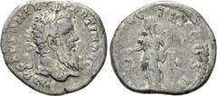 Roman Imperial Coins PERTINAX (193). Denarius. Rome. Obv: IMP CAES P HELV PERTIN AVG. Laureate head right. Rev: AEQVIT AVG TR P COS II. Aequitas standing left, holding scales and cornucopia. RIC 1a. C