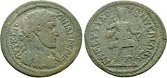 Roman Provincial Coins LYDIA. Nysa. Maximinus Thrax (235-238). Ae. Aur. Eutychos II, grammateus. Obv: ΑVΤ Κ Γ Ι ΟYΗ ΜΑΞΙΜΕΙΝΟС. Laureate, draped and cuirassed bust right. Rev: ΕΠΙ ΓΡ EYΤΥΧΟΥ Β ΝΥϹΑΕΩΝ