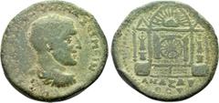 Cilician Coins (Dr. P. Vogl Collection) CILICIA. Anazarbus. Maximinus Thrax (235-238). Ae Hexassarion. Obv: ΑVΤ Κ Γ ΙΟV ΟVΗ ΜΑΞЄΙΜЄΙΝΟС СЄΒ. Laureate, draped and cuirassed bust right. Rev: ANAZAPBOV. 