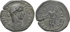 Cilician Coins (Dr. P. Vogl Collection) CILICIA. Celenderis. Maximinus Thrax (235-238). Ae. Obv: ΑΥ Κ Γ Ι ΟΥΗ ΜΑZΙΜΙΝΟΝ. Laureate, draped and cuirassed bust right. Rev: ΚЄΛЄΝΔЄΡΙΤωΝ. Hermes standing l