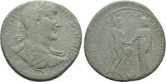 Cilician Coins (Dr. P. Vogl Collection) CILICIA. Coropissus. Maximinus Thrax (235-238). Ae. Obv: ΑΥΤ Κ Γ Ι ΟΥΗ ΜΑΞΙΜЄΙΝΟN. Laureate, draped and cuirassed bust right. Rev: ΚΟΡΟΠΙϹϹЄωΝ ΤΗϹ ΚΗΤωΝ ΜΗΤΡΟΠΟ