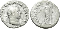 Roman Imperial Coins VITELLIUS (69). Denarius. Rome. Obv: A VITELLIVS GERM IMP AVG TR P. Laureate head right. Rev: LIBERTAS RESTITVTA. Libertas standing facing, head right, holding pileus and vindicta