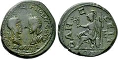 Roman Provincial Coins MOESIA INFERIOR. Odessus. Gordian III with Tranquillina (238-244). Ae Pentassarion. Obv: AVT K M ANT ΓOPΔIANOC AVΓ CЄ TP / ANKVΛΛЄNIA (sic). Draped bust of Gordian, laureate and