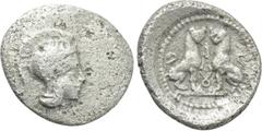 Greek Coins DYNASTS OF LYCIA. Time of Wekhssere II (Circa 400-380 BC). Obol. Tlos. Obv: Helmeted head of Athena right. Rev: Two panthers seated facing one another, with heads facing and raising forepa