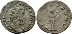 Roman Imperial Coins GALLIENUS (253-268). Antoninianus. Rome. Obv: IMP C P LIC GALLIENVS P F AVG. Radiate and cuirassed bust right. Rev: VICTORIA AVGG. Victory standing left, holding wreath and palm f