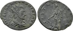 Roman Imperial Coins CLAUDIUS II GOTHICUS (268-270). Antoninianus. Cyzicus. Obv: IMP C M AVR CLAVDIVS AVG. Radiate, draped and cuirassed bust right. Rev: FORTVNA REDVX / SPQR. Fortuna standing left, h