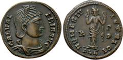 Roman Imperial Coins GALERIA VALERIA (Augusta, 293-311). Follis. Alexandria. Obv: GAL VALERIA AVG. Draped bust right, wearing stephane. Rev: VENERI VICTRICI / K - (Γ/P) / ALE. Venus standing left, hol