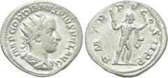 Roman Imperial Coins GORDIAN III (238-244). Antoninianus. Antioch. Obv: IMP GORDIANVS PIVS FEL AVG. Radiate, draped and cuirassed bust right. Rev: P M TR P V COS II P P. Hercules advancing right, hold